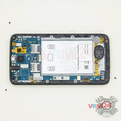 How to disassemble Micromax Bolt Q383, Step 5/2
