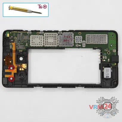 How to disassemble Microsoft Lumia 640 DS RM-1077, Step 6/1