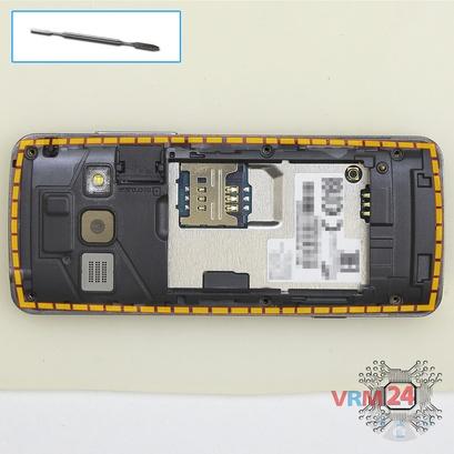 How to disassemble Samsung Utopia GT-S5611, Step 4/1