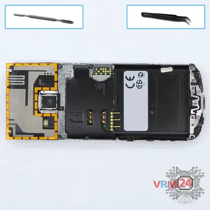 Cómo desmontar Nokia 6700 Classic RM-470, Paso 7/1