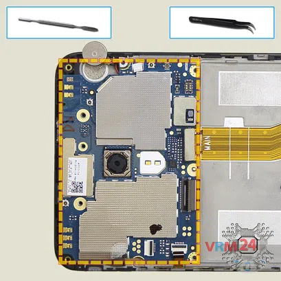 How to disassemble Meizu M5 M611H, Step 16/1