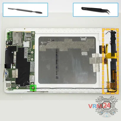 How to disassemble Lenovo Tab 2 A8-50, Step 12/1