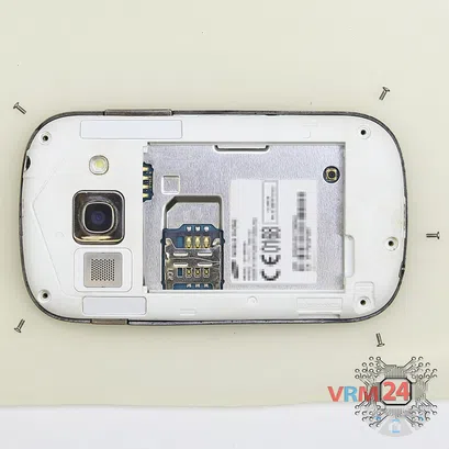 How to disassemble Samsung Galaxy Fame GT-S6810, Step 3/2