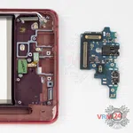 Cómo desmontar Samsung Galaxy Note 10 Lite SM-N770, Paso 11/2