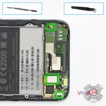 How to disassemble HTC Desire 620G, Step 6/1