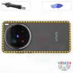 How to disassemble vivo X200 Pro, Step 3/1