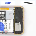 How to disassemble Samsung Galaxy A55 SM-A556, Step 9/1