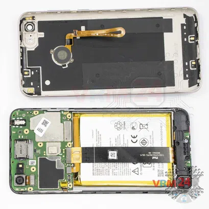 Como desmontar Lenovo A5, Passo 6/2