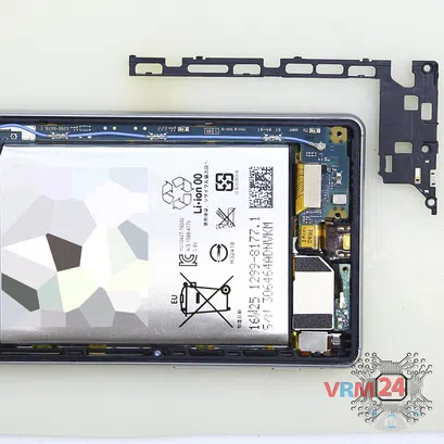 How to disassemble Sony Xperia X, Step 5/2