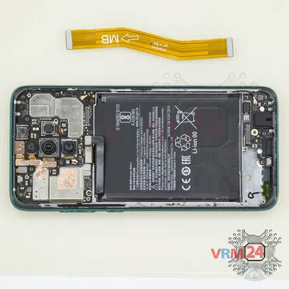 Como desmontar Xiaomi Redmi Note 8 Pro por si mesmo, Passo 12/2
