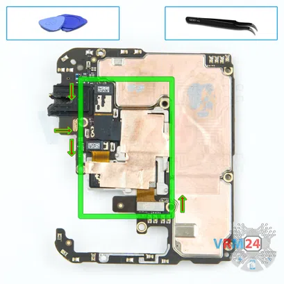 Como desmontar Xiaomi POCO F2 Pro por si mesmo, Passo 15/1