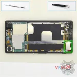 How to disassemble Sony Xperia Z3 Plus, Step 3/1