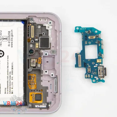How to disassemble Samsung Galaxy A55 SM-A556, Step 13/2
