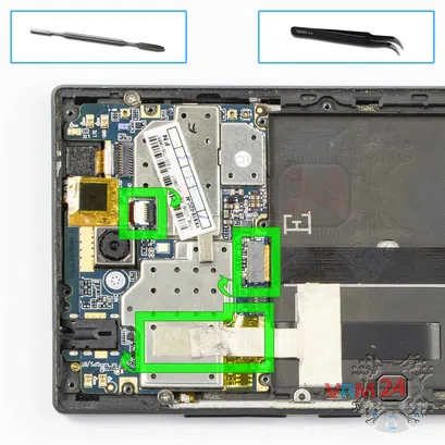 Como desmontar Philips X586, Passo 13/1