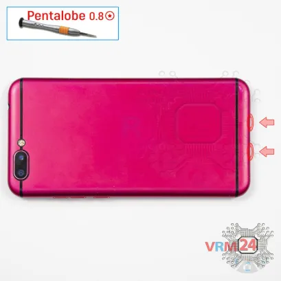 How to disassemble uleFone T1, Step 2/1