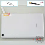 How to disassemble Lenovo Tab 2 A8-50, Step 1/2