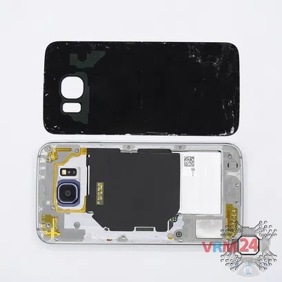 How to disassemble Samsung Galaxy S6 SM-G920, Step 1/2