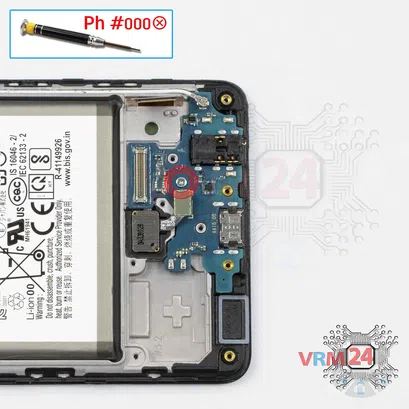 Cómo desmontar Samsung Galaxy A41 SM-A415, Paso 8/1