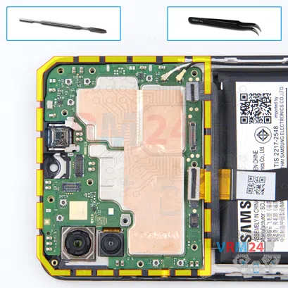 How to disassemble Samsung Galaxy A22s SM-A226, Step 16/1