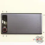 How to disassemble Lenovo Vibe Z2 Pro K920, Step 1/2