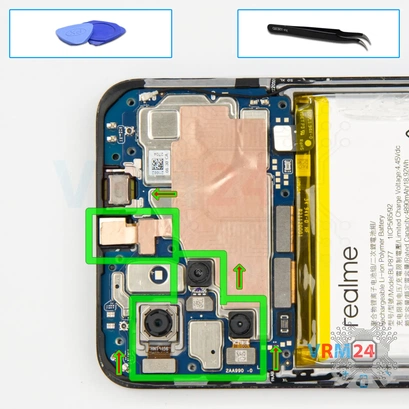 How to disassemble Realme C31, Step 9/1