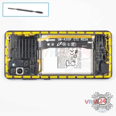 How to disassemble Samsung Galaxy A31 SM-A315, Step 5/1