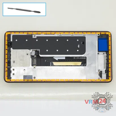 Como desmontar Nokia 7 Plus TA-1046 por si mesmo, Passo 7/1