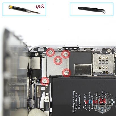 How to disassemble Apple iPhone 6, Step 6/1
