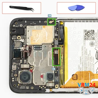 Cómo desmontar Xiaomi POCO M6, Paso 12/1