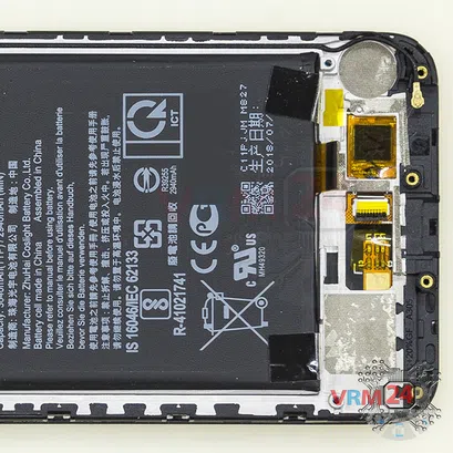 How to disassemble Asus ZenFone Live L1 ZA550KL, Step 13/3