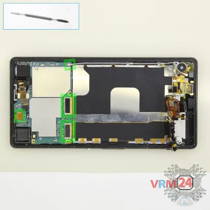 How to disassemble Sony Xperia Z3 Plus, Step 13/1
