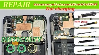 Why Samsung Galaxy A20s SM-A207 is not charging | Solution