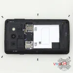 How to disassemble LG L60 X145, Step 3/2
