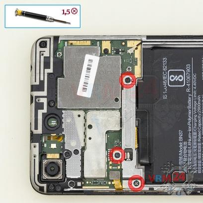 Como desmontar Xiaomi Redmi 6A por si mesmo, Passo 3/1