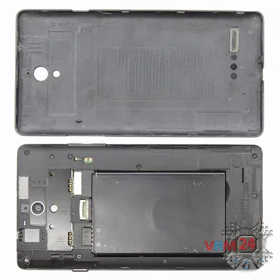 How to disassemble Huawei Ascend G700, Step 1/2