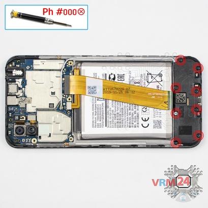 How to disassemble Samsung Galaxy A01 SM-A015, Step 6/1