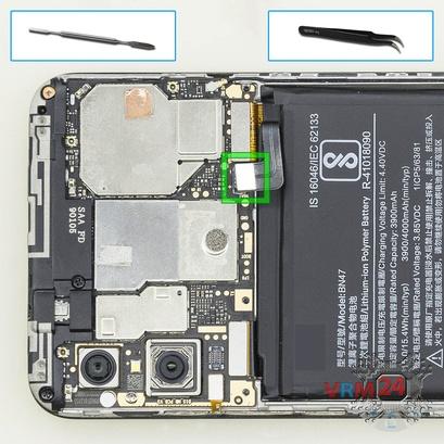 How to disassemble Xiaomi Redmi 6 Pro, Step 5/1