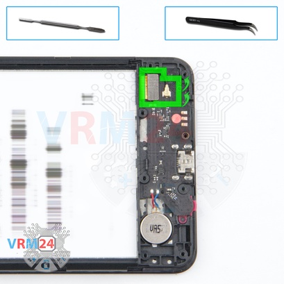 How to disassemble ZTE Blade A31, Step 8/1