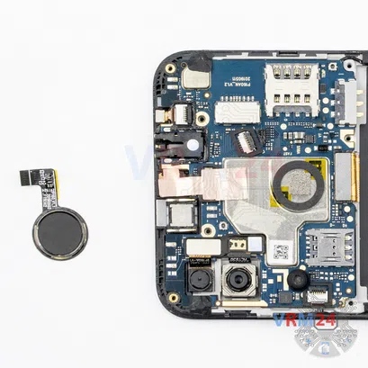 Como desmontar Motorola Moto E6 Plus XT2025, Passo 12/2