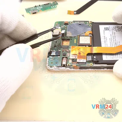 How to disassemble Lenovo K6 Note, Step 14/3