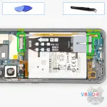 Как разобрать Samsung Galaxy A56 SM-A566, Шаг 10/1