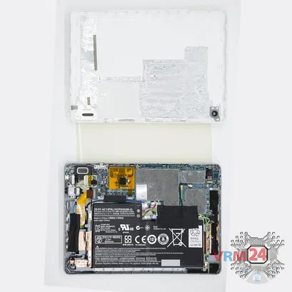 Cómo desmontar Acer Iconia Tab A1-811, Paso 1/2