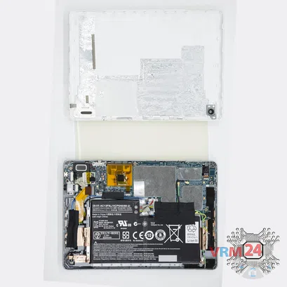 Como desmontar Acer Iconia Tab A1-811 por si mesmo, Passo 1/2