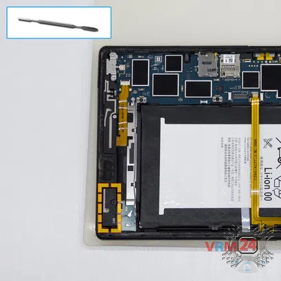 How to disassemble Sony Xperia Z3 Tablet Compact, Step 15/1