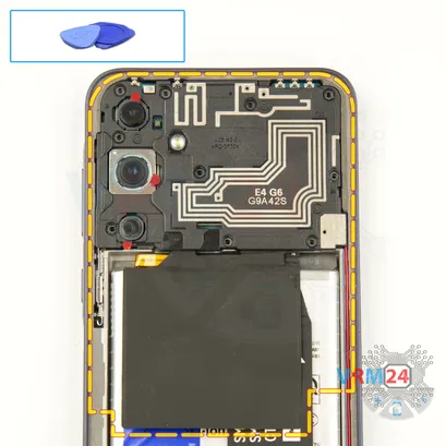 How to disassemble Samsung Galaxy A35 5G SM-A356, Step 6/1