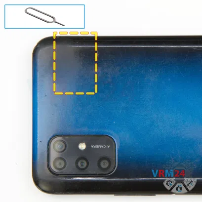 How to disassemble ZTE Blade V20 Smart, Step 2/1