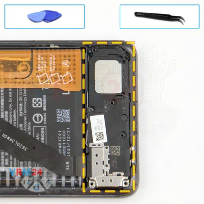 How to disassemble Xiaomi 12X, Step 12/1