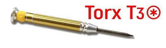 Destornillador Torx Т3