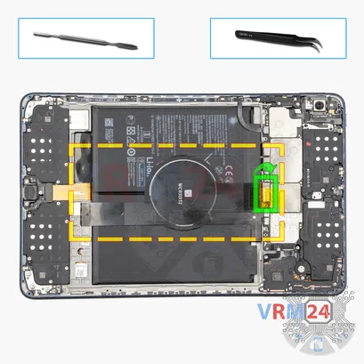 How to disassemble Huawei MatePad Pro 10.8'', Step 6/1