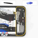 How to disassemble Samsung Galaxy S24+ SM-S921, Step 8/1